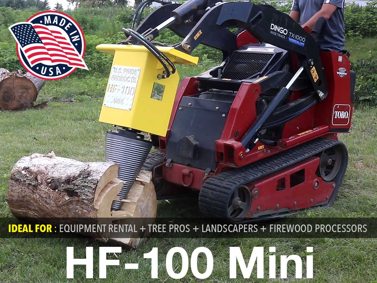 HF-100 Mini Cone Screw Splitter From U.S. Pride Products